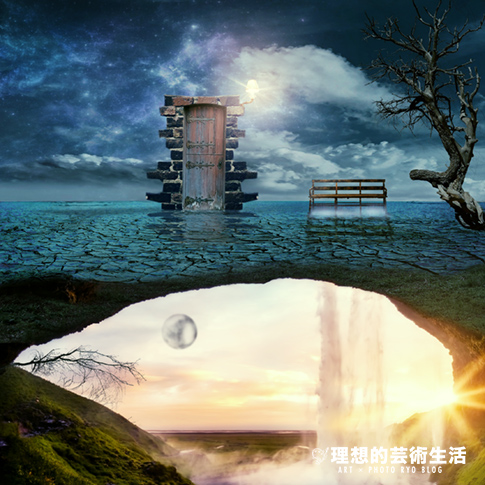 写真作家リョウが描くデジタルトリックアート