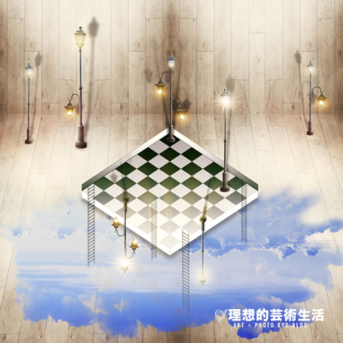 写真作家リョウが描くデジタルトリックアート