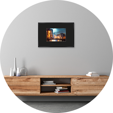 幻想生活を飾ったリビング